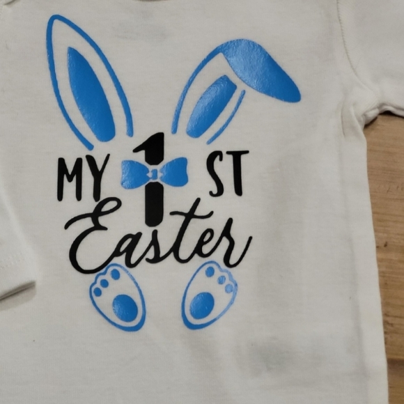 Boys My First Easter onesie - Picture 3 of 3